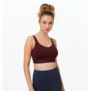 Lululemon Fine Form Bra Maroon